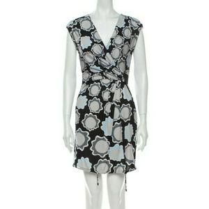 Diane Von Furstenberg Tani Silk Knit Dress Sz 2
